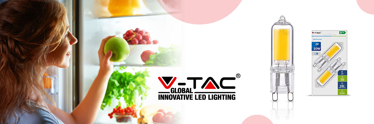 LED lights in refrigerators keep the products fresh